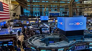 In celebration of BMO’s bicentennial, Bill Downe, former BMO CEO rings the NYSE Opening Bell®.